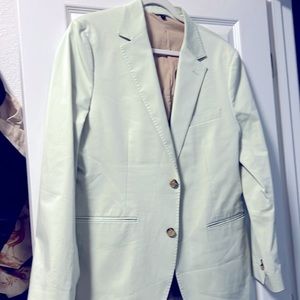 Bonobos Mint Color Cotton Blazer- Summer 23 collection